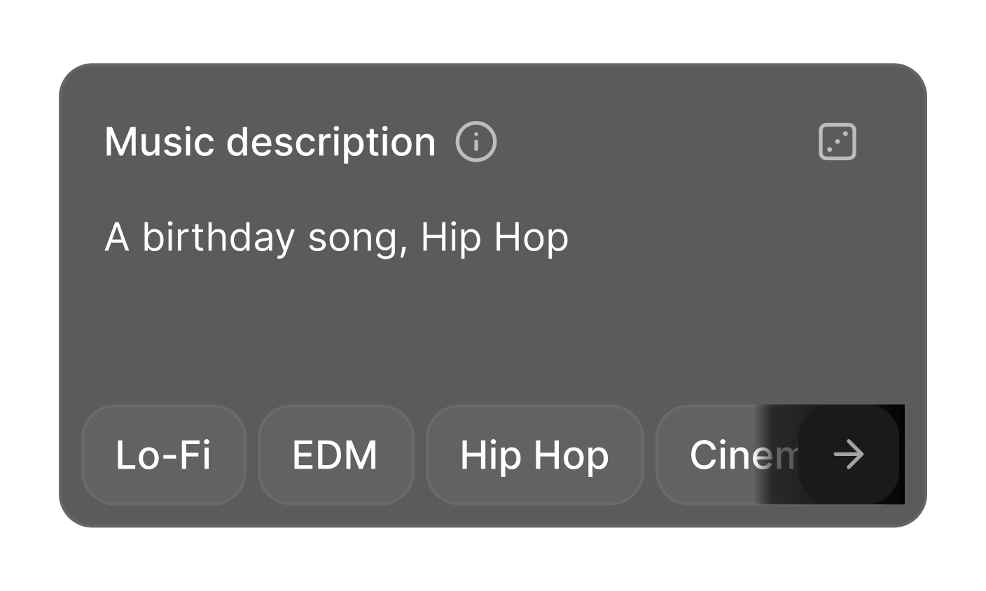 Describe your song